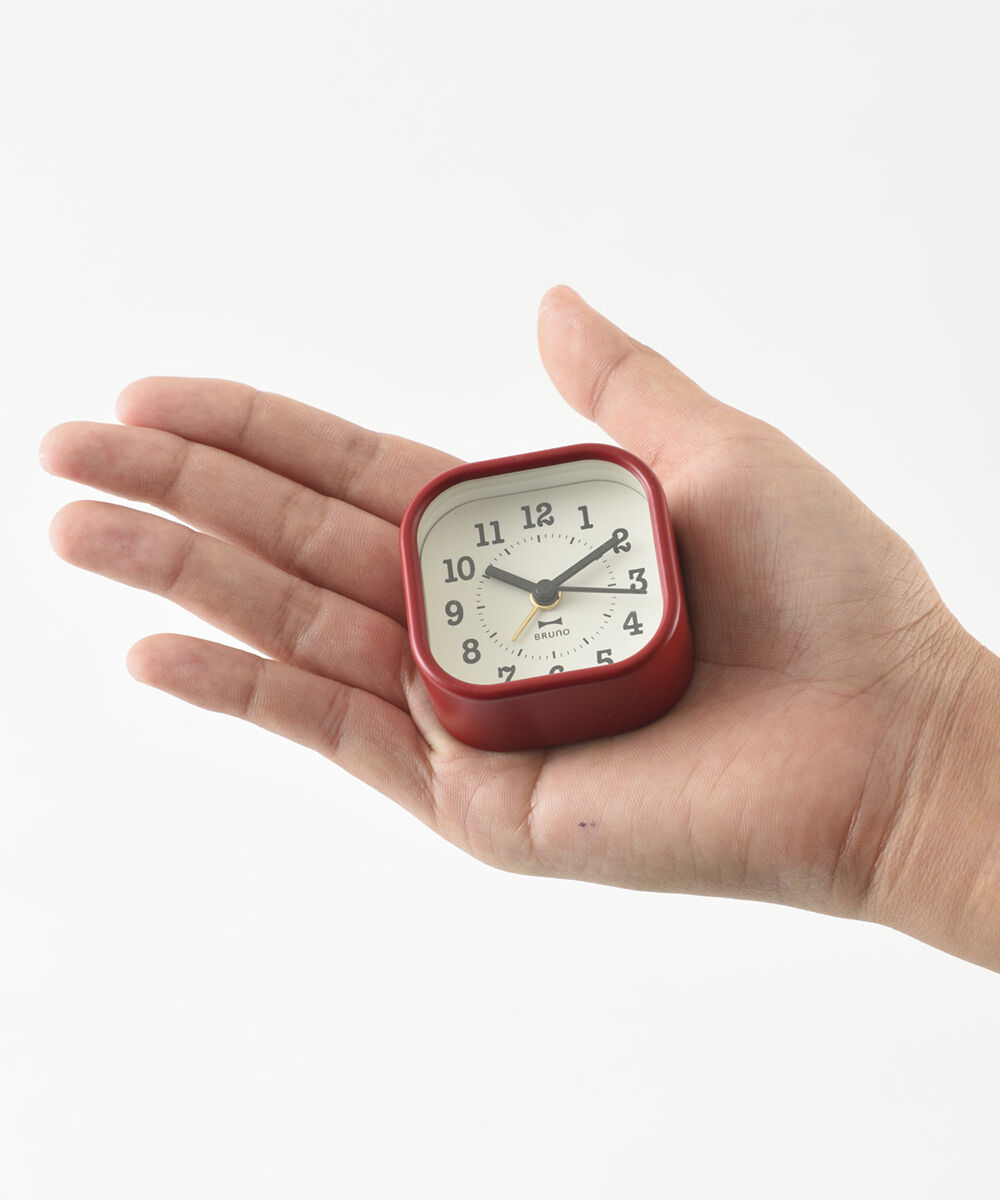 BRUNO「スクエアリトルクロック」|クロック・置時計|