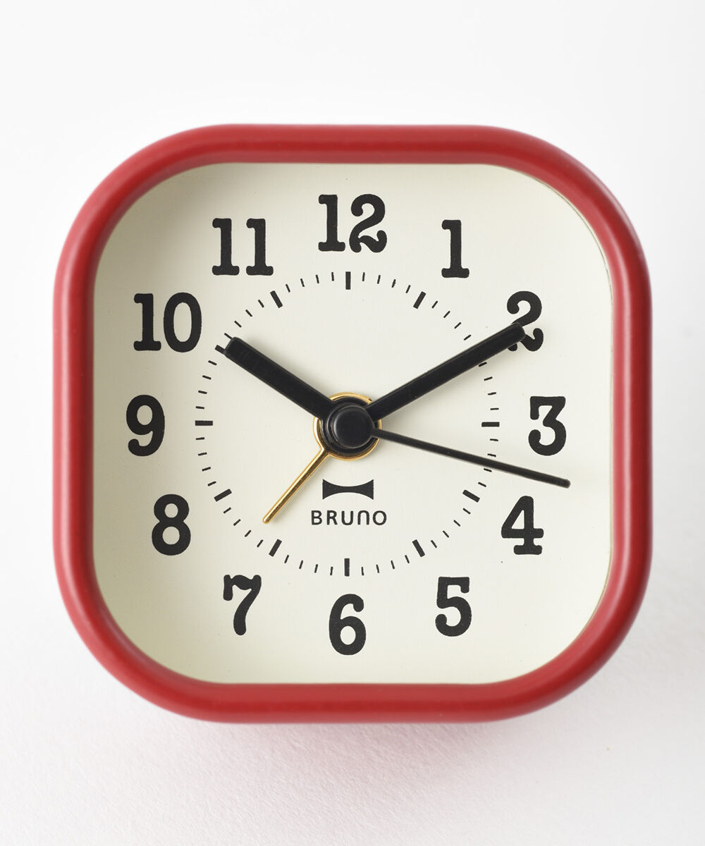BRUNO「スクエアリトルクロック」|クロック・置時計|