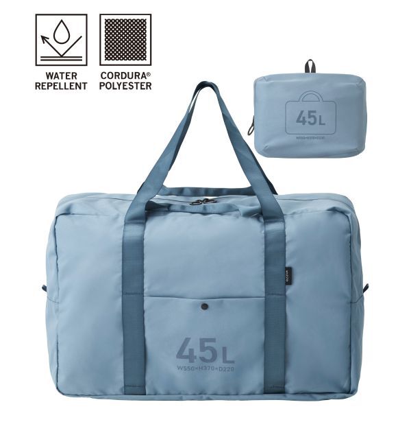 MILESTO「MILESTO UTILITY ポケッタブルボストンバッグ 45L」|ボストンバッグ|グレー