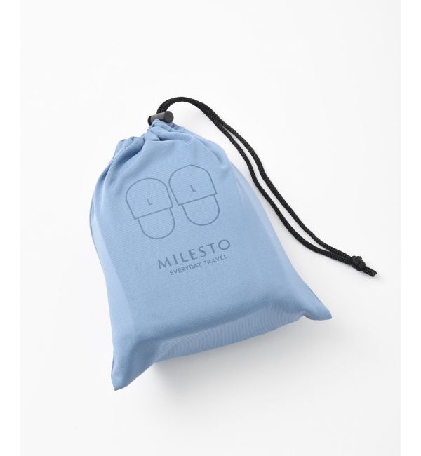 MILESTO「MILESTO UTILITY 洗える携帯スリッパ L」|トラベルグッズ|