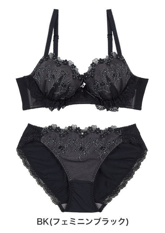 intesucre「アンテシュクレ 毎日フィットブラ ぴったり丸胸タイプ ブラセット B-F/65-75 IBT381S」|インナー|