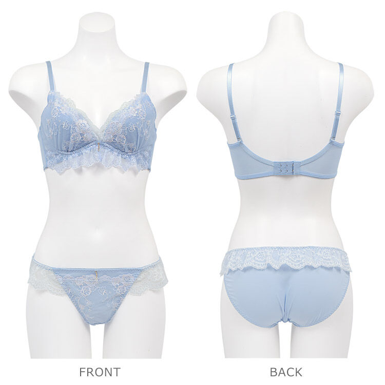 intesucre「アンテシュクレ 毎日フィットブラ すっきり脇高タイプ ブラセット B-F/60-75 IBT387S」|インナー|