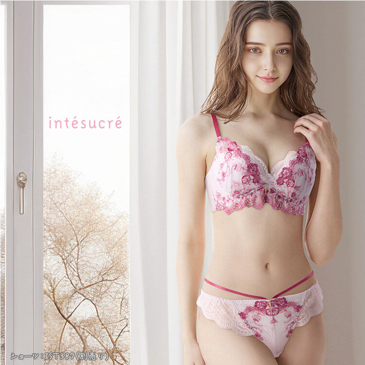intesucre「アンテシュクレ 毎日フィットブラ すっきり脇高タイプ ブラセット B-F/60-75 IBT387S」|インナー|