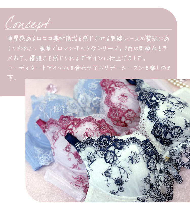 intesucre「アンテシュクレ 毎日フィットブラ すっきり脇高タイプ ブラセット B-F/60-75 IBT387S」|インナー|