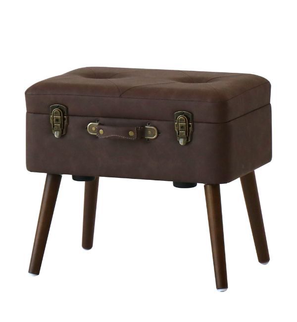 B-COMPANY「おしゃれに収納　Pickトランクスツール」|アート|ﾌﾞﾗｳﾝ&times;ﾀﾞｰｸﾌﾞﾗｳﾝ