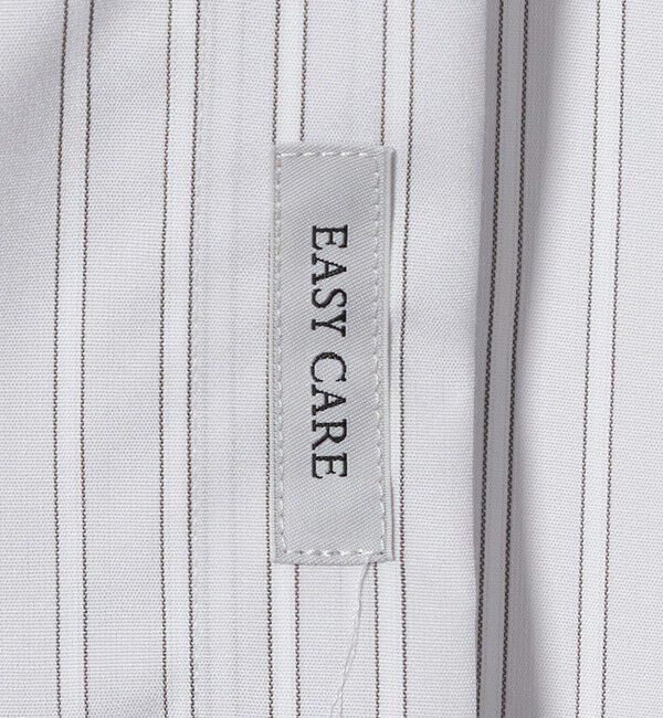 UNITED ARROWS「イージーケア AG ダブルストライプ セミワイドカラー クレリックシャツ ー抗菌防臭ー」|シャツ・ブラウス|