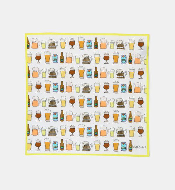 UNITED ARROWS「＜Dieffe Kinloch＞BIG Beer ハンカチ」|ハンカチ|