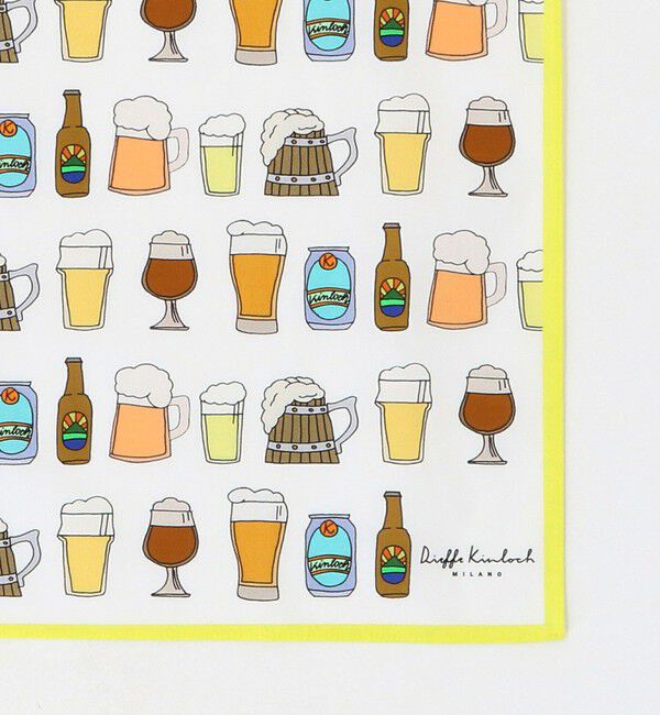 UNITED ARROWS「＜Dieffe Kinloch＞BIG Beer ハンカチ」|ハンカチ|