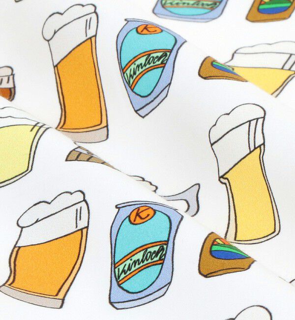 UNITED ARROWS「＜Dieffe Kinloch＞BIG Beer ハンカチ」|ハンカチ|