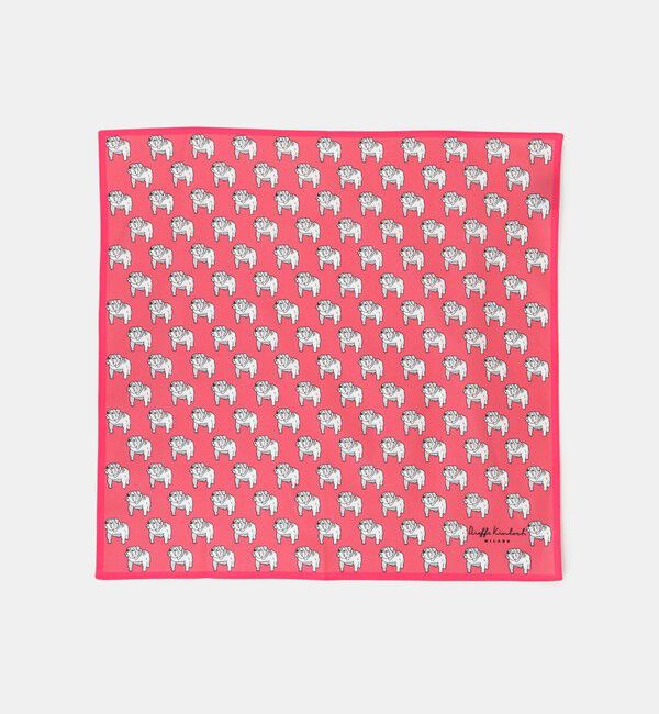 UNITED ARROWS「＜Dieffe Kinloch＞Bulldog ハンカチ」|ハンカチ|