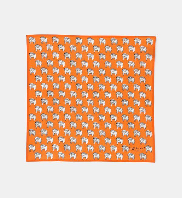 UNITED ARROWS「＜Dieffe Kinloch＞Bulldog ハンカチ」|ハンカチ|