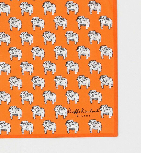 UNITED ARROWS「＜Dieffe Kinloch＞Bulldog ハンカチ」|ハンカチ|
