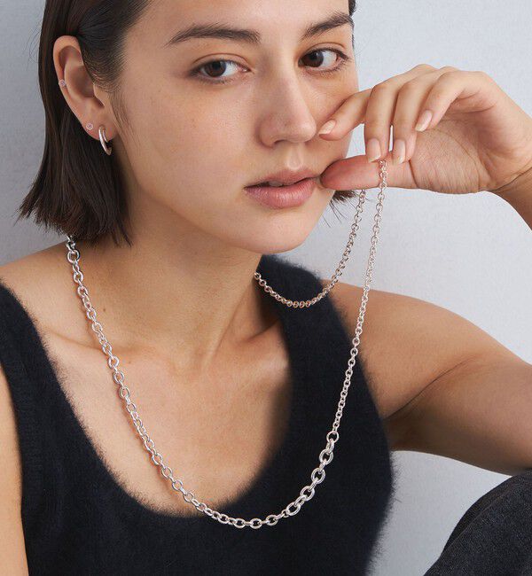 UNITED ARROWS green label relaxing「＜anisotea＞ Vary Chain ネックレス」|ネックレス|SILVER