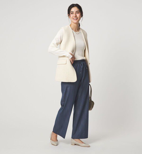 UNITED ARROWS green label relaxing「［size SHORT/TALLあり］ニーハイフレアパンツ デニム 2 ストレッチ」|デニム|