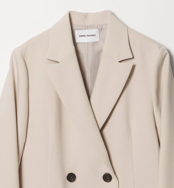 EMMEL REFINES「＜EMMEL REFINES＞EM TRダブルクロス ジャケット」|テーラードジャケット|