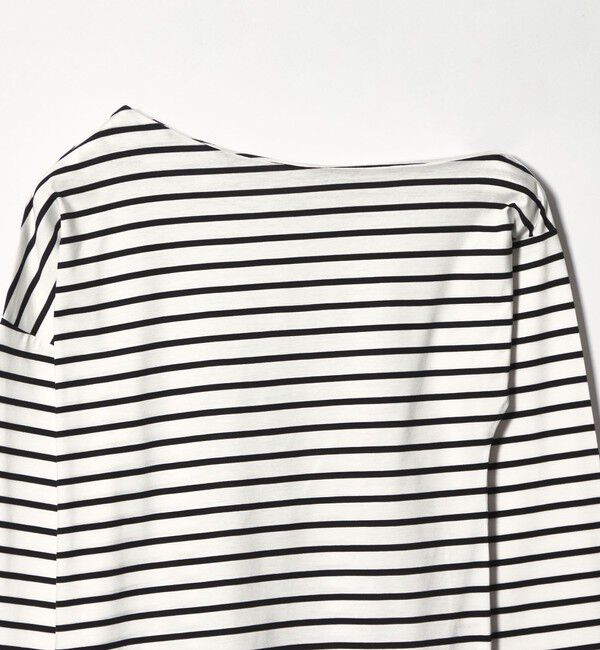 EMMEL REFINES「＜EMMEL REFINES＞EM アシンメトリー ボーダー ロンT」|Tシャツ・カットソー|