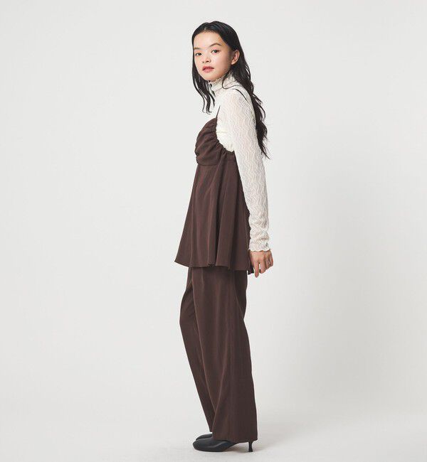 EMMEL REFINES「＜EMMEL REFINES＞EM レイヤード キャミ サロペット」|オールインワン|