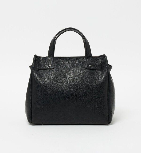 UNITED ARROWS green label relaxing「サイドベルト パーテーション トートバッグ」|ショルダー・メッセンジャー|BLACK