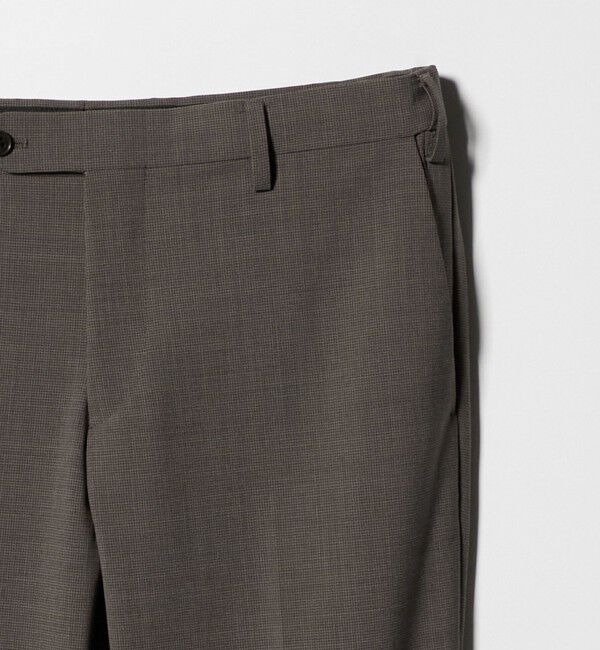 UNITED ARROWS green label relaxing「A+ TWPU チドリ スリム セットアップ パンツ スラックス -ウォッシャブル・ストレッチ・ウエストアジャスタ」|スーツ|