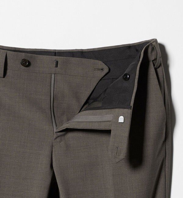UNITED ARROWS green label relaxing「A+ TWPU チドリ スリム セットアップ パンツ スラックス -ウォッシャブル・ストレッチ・ウエストアジャスタ」|スーツ|