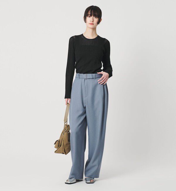 BEAUTY&YOUTH UNITED ARROWS「ランダムリブ ニットプルオーバー ウォッシャブル」|ニット・セーター|