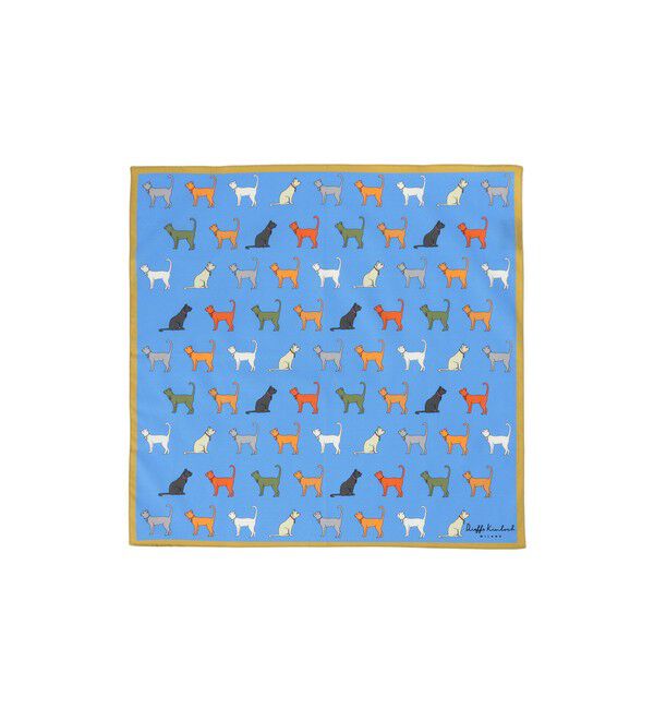 Demi-Luxe BEAMS 「Dieffe Kinloch / キャッツ ハンカチ」|ハンカチ|