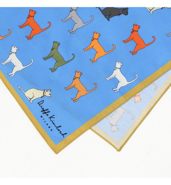 Demi-Luxe BEAMS 「Dieffe Kinloch / キャッツ ハンカチ」|ハンカチ|