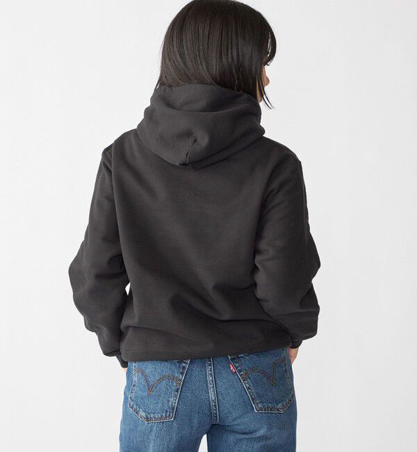 SHIPS「【WEB限定】SHIPS: マイクロ SHIPS 刺繍 ロゴ 裏毛 スウェット プルオーバーパーカー」|パーカー|