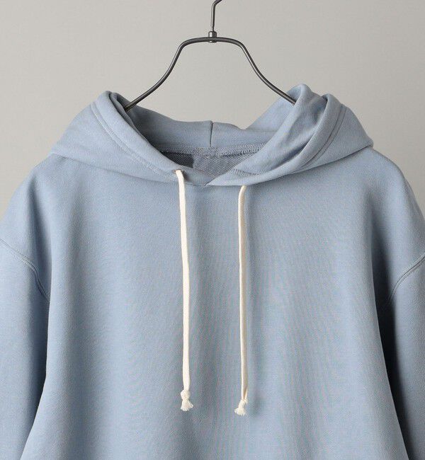 SHIPS「【WEB限定】SHIPS: マイクロ SHIPS 刺繍 ロゴ 裏毛 スウェット プルオーバーパーカー」|パーカー|