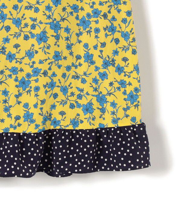 SHIPS for women「〈手洗い可能〉切替 プリント セミフレア スカート」|スカート|