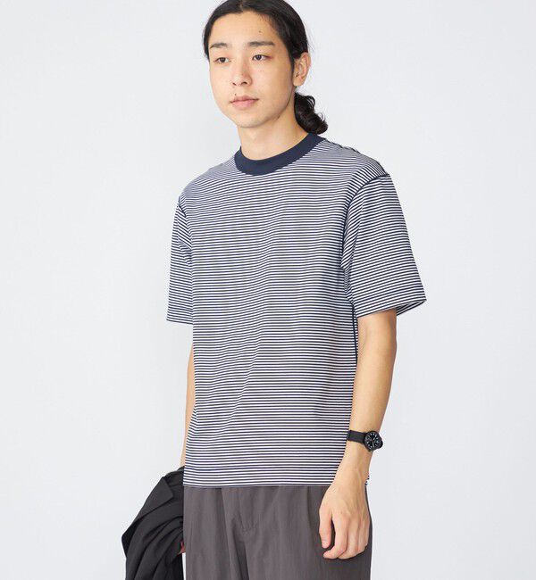 SHIPS「SHIPS: ハイゲージ クルーネック ポンチ Tシャツ」|Tシャツ・カットソー|