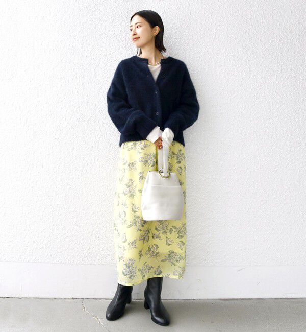 SHIPS for women「〈手洗い可能〉シアー レイヤード プリント スカート」|スカート|