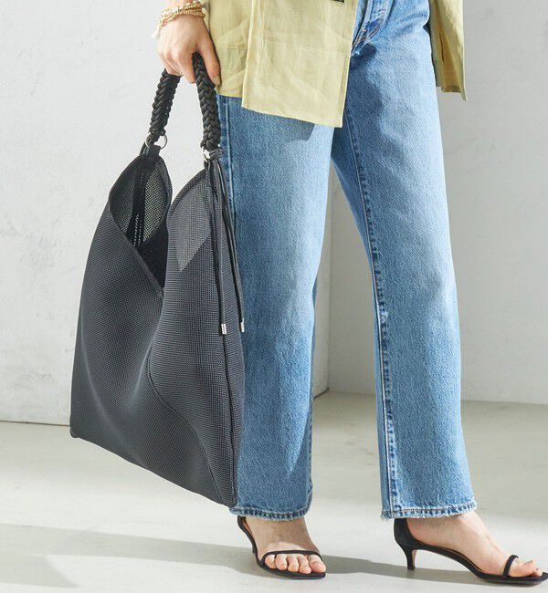 SHIPS for women「LE VERNIS:パラコート ハンドル メッシュ トート」|トートバッグ|