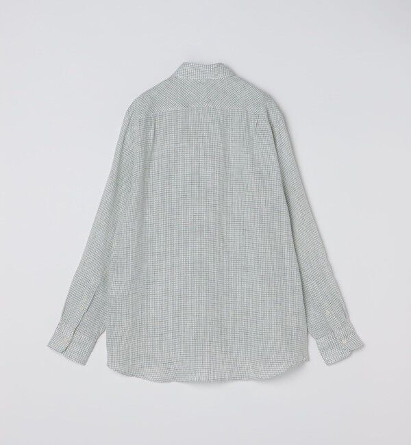 SHIPS「CORDINGS: リネン グラフチェック シャツ」|シャツ・ブラウス|