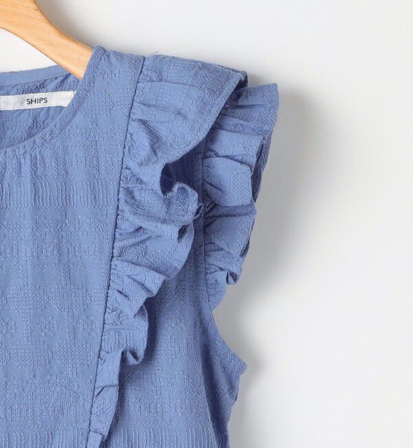 SHIPS KIDS「SHIPS KIDS:140～150cm /エンブロイダリー ワンピース」|ワンピース|