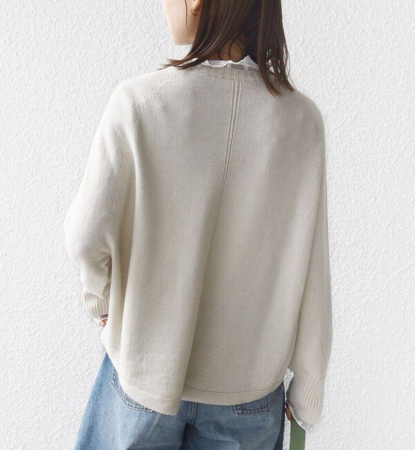 SHIPS for women「【WEB限定】〈手洗い可能〉ホールガーメント ドルマン ニット」|ニット・セーター|