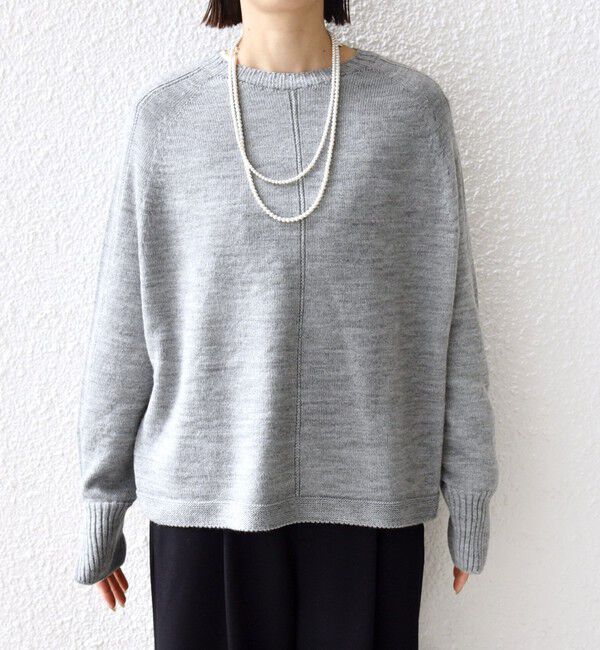SHIPS for women「【WEB限定】〈手洗い可能〉ホールガーメント ドルマン ニット」|ニット・セーター|