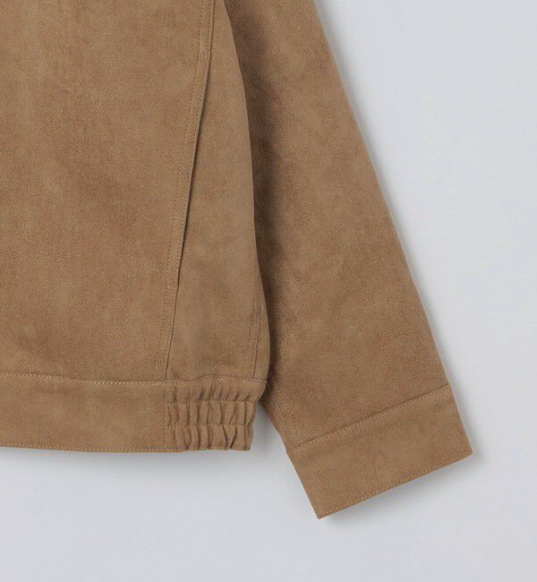 SHIPS「City Ambient Products: フェイクスエード(ポリエステル) ジップ ブルゾン」|その他|