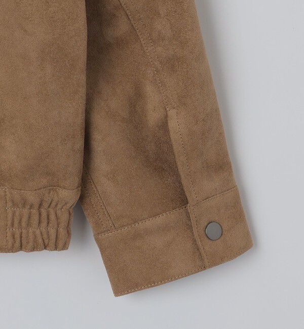 SHIPS「City Ambient Products: フェイクスエード(ポリエステル) ジップ ブルゾン」|その他|