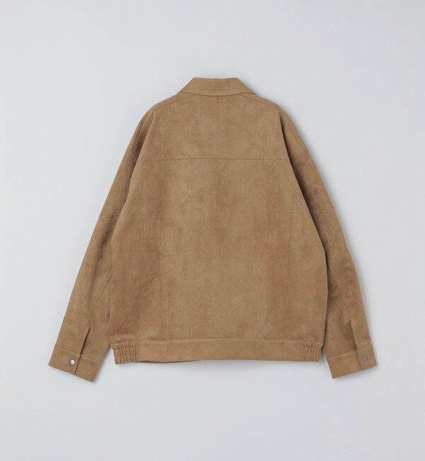 SHIPS「City Ambient Products: フェイクスエード(ポリエステル) ジップ ブルゾン」|その他|