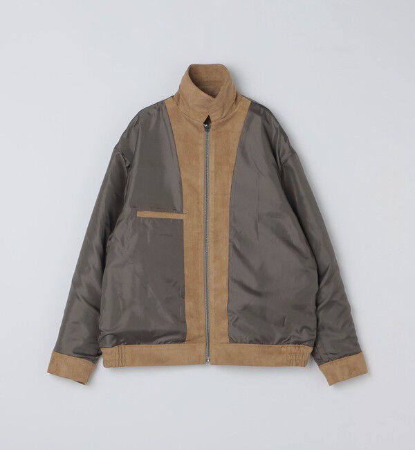 SHIPS「City Ambient Products: フェイクスエード(ポリエステル) ジップ ブルゾン」|その他|