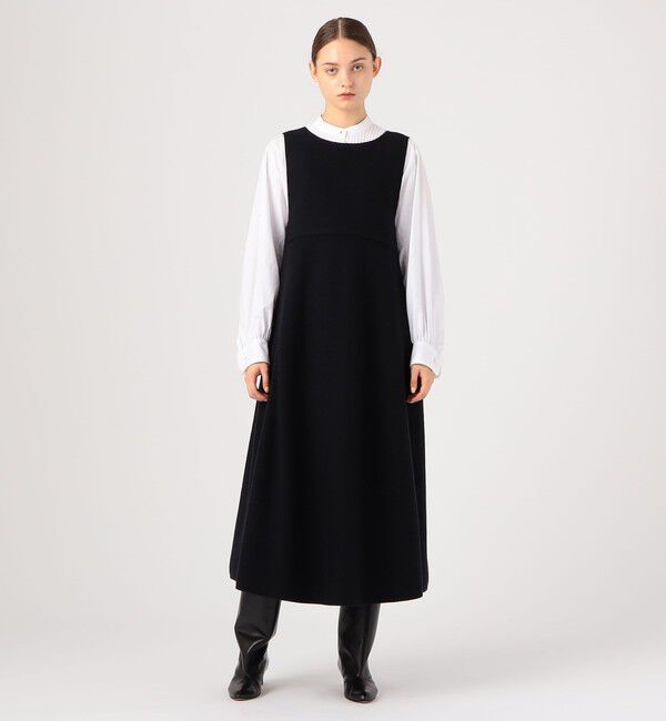 TOMORROWLAND collection「リングニット フロンタブルドレス」|ワンピース|