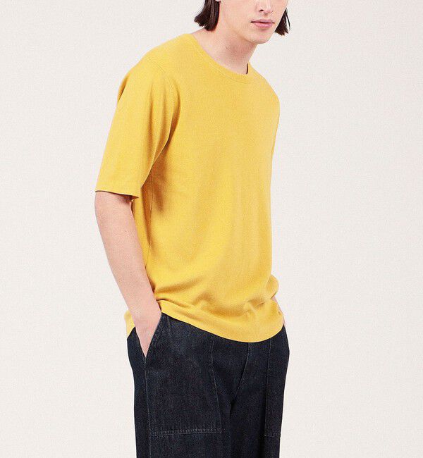 TOMORROWLAND MENS「TOMORROWLAND TRICOT シーアイランドコットン クルーネックプルオーバー」|ニット・セーター|