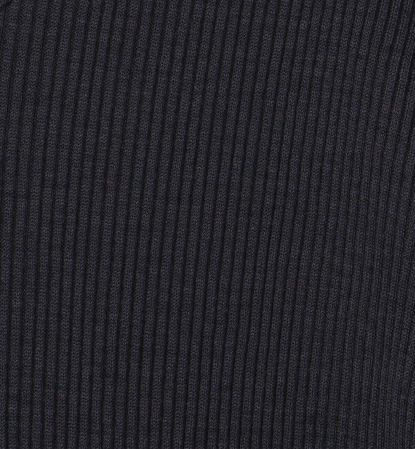 DES PRES「シルクコットンリブ Uネックプルオーバー」|Tシャツ・カットソー|