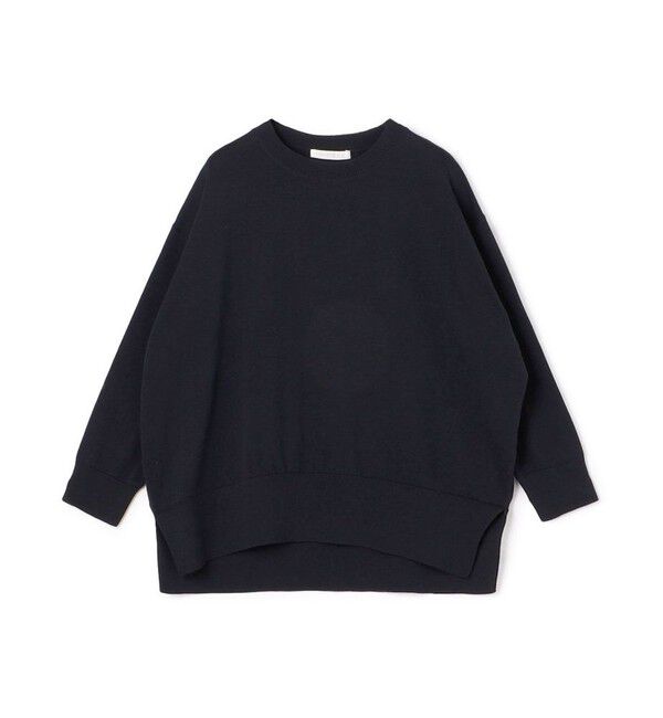 GALERIE VIE「プレーンコットン クルーネックプルオーバー」|ニット・セーター|69 ネイビー