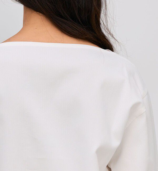 BACCA「コットンピケ サイドストリングブラウス」|シャツ・ブラウス|