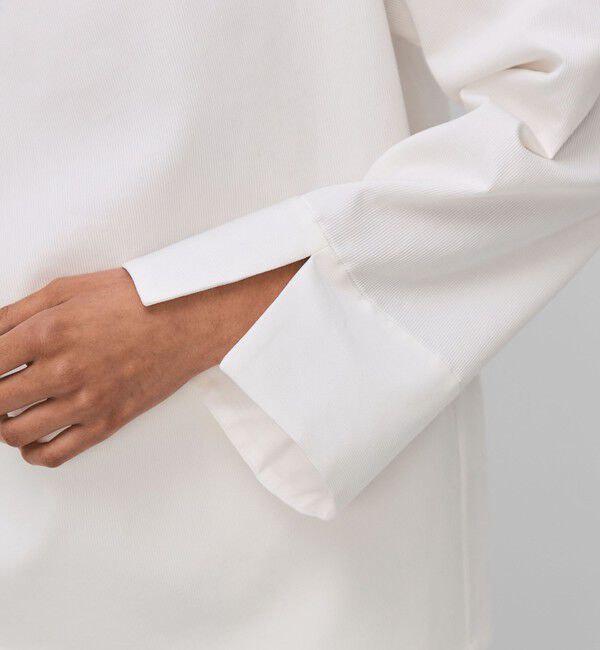 BACCA「コットンピケ サイドストリングブラウス」|シャツ・ブラウス|