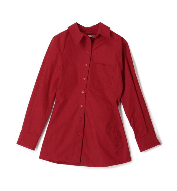 TOMORROWLAND BUYING WEAR「JACQUEMUS LA CHEMISE PABLO アシンメトリーシャツ」|シャツ・ブラウス|35 レッド