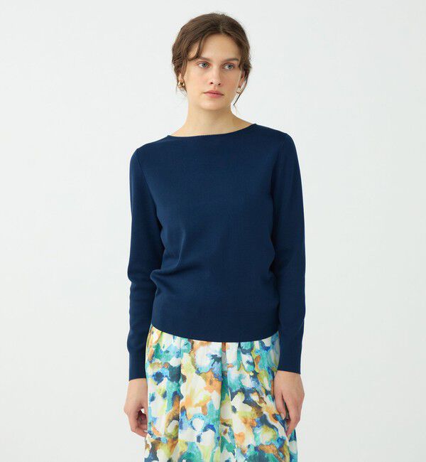 Ballsey「スビンコットン ボートネックプルオーバー」|ニット・セーター|