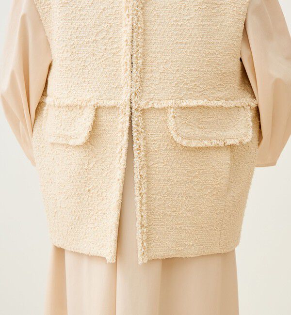 TOMORROWLAND collection「パンソッティ コクーンミディジレ」|ベスト・ジレ|